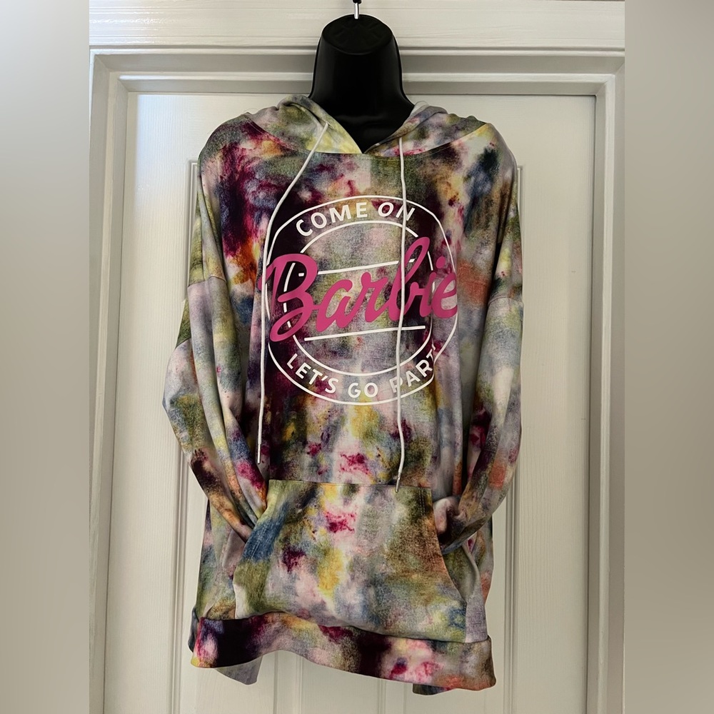 Come on Barbie let’s go party tie dye 2x hoodie